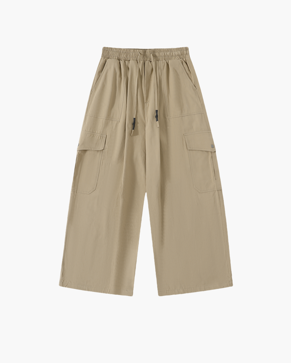 Wide-Leg Casual Pants