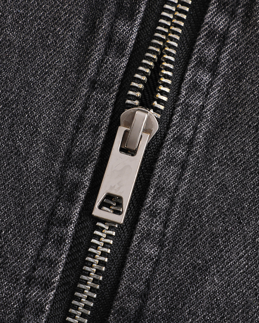 Embroidered Denim Hoodie