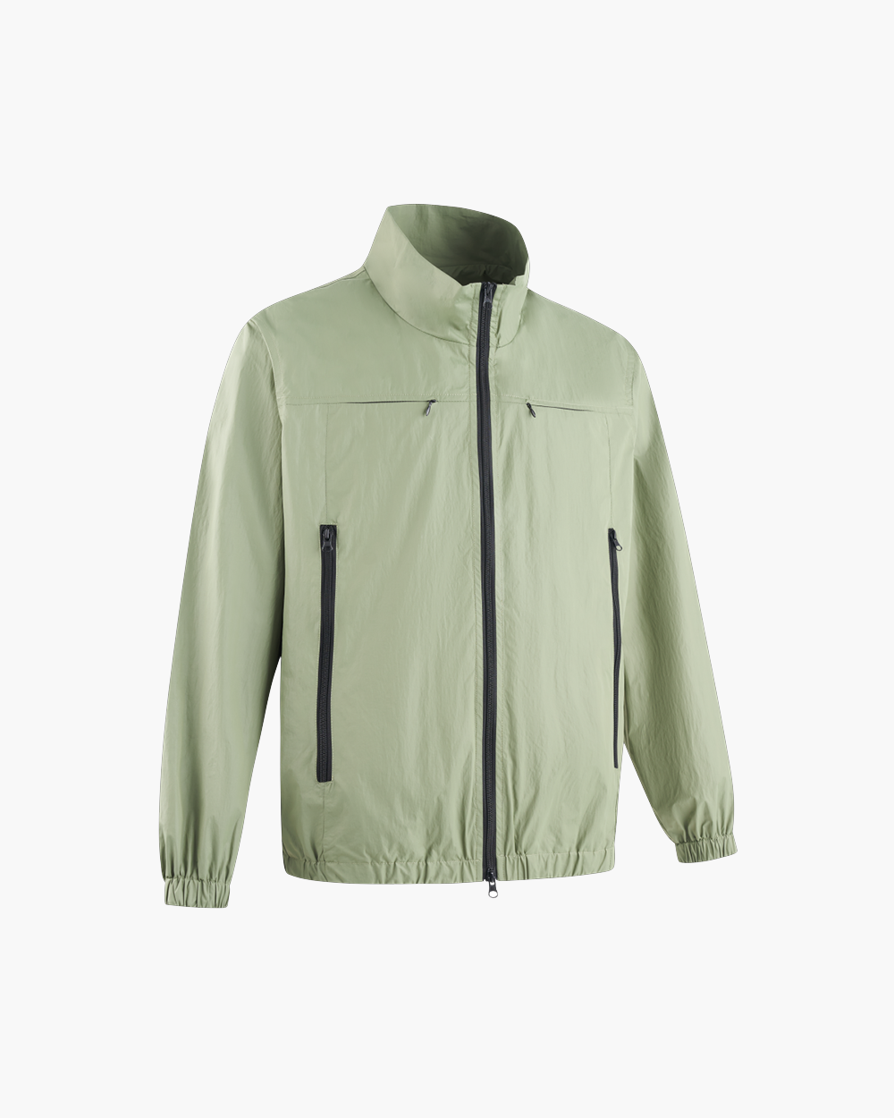 Shiny Multi-zipper Jacket