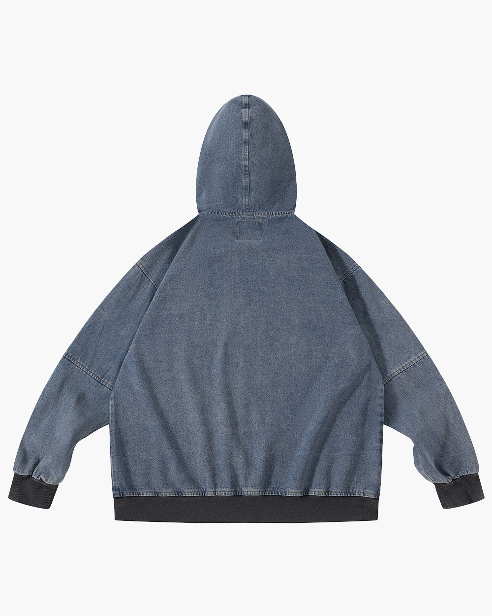 Washed Hooded Denim Jacket