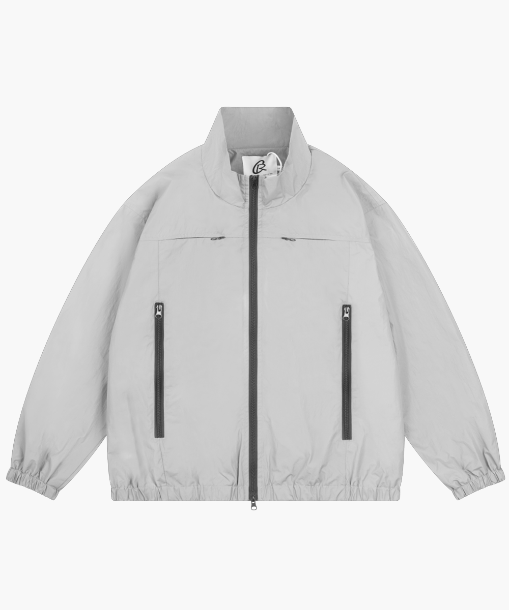 Shiny Multi-zipper Jacket