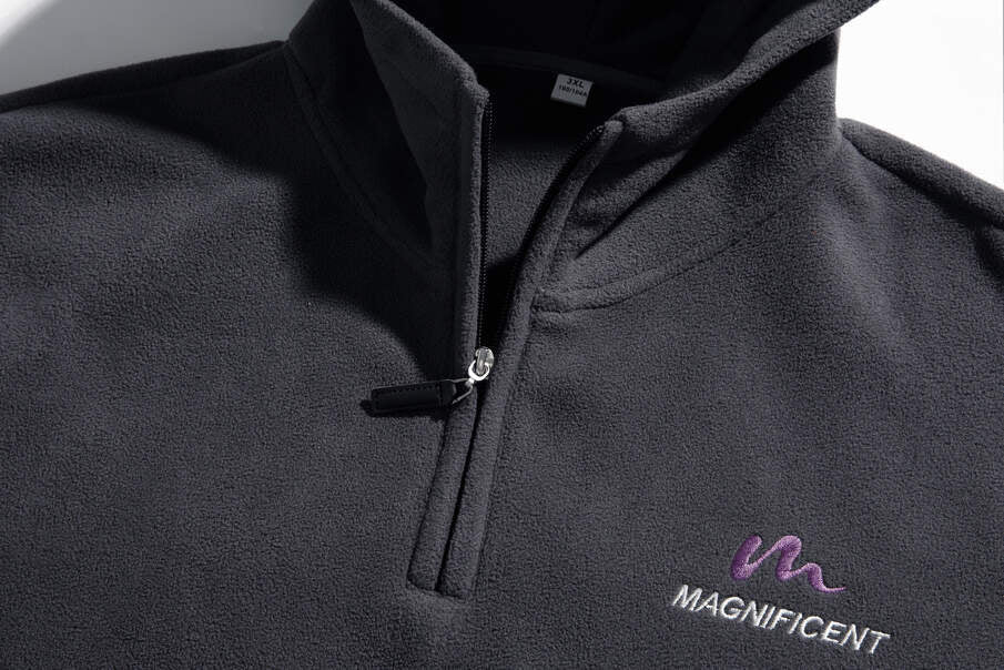430G Quarter Zip Graphic Pullover Hoodie