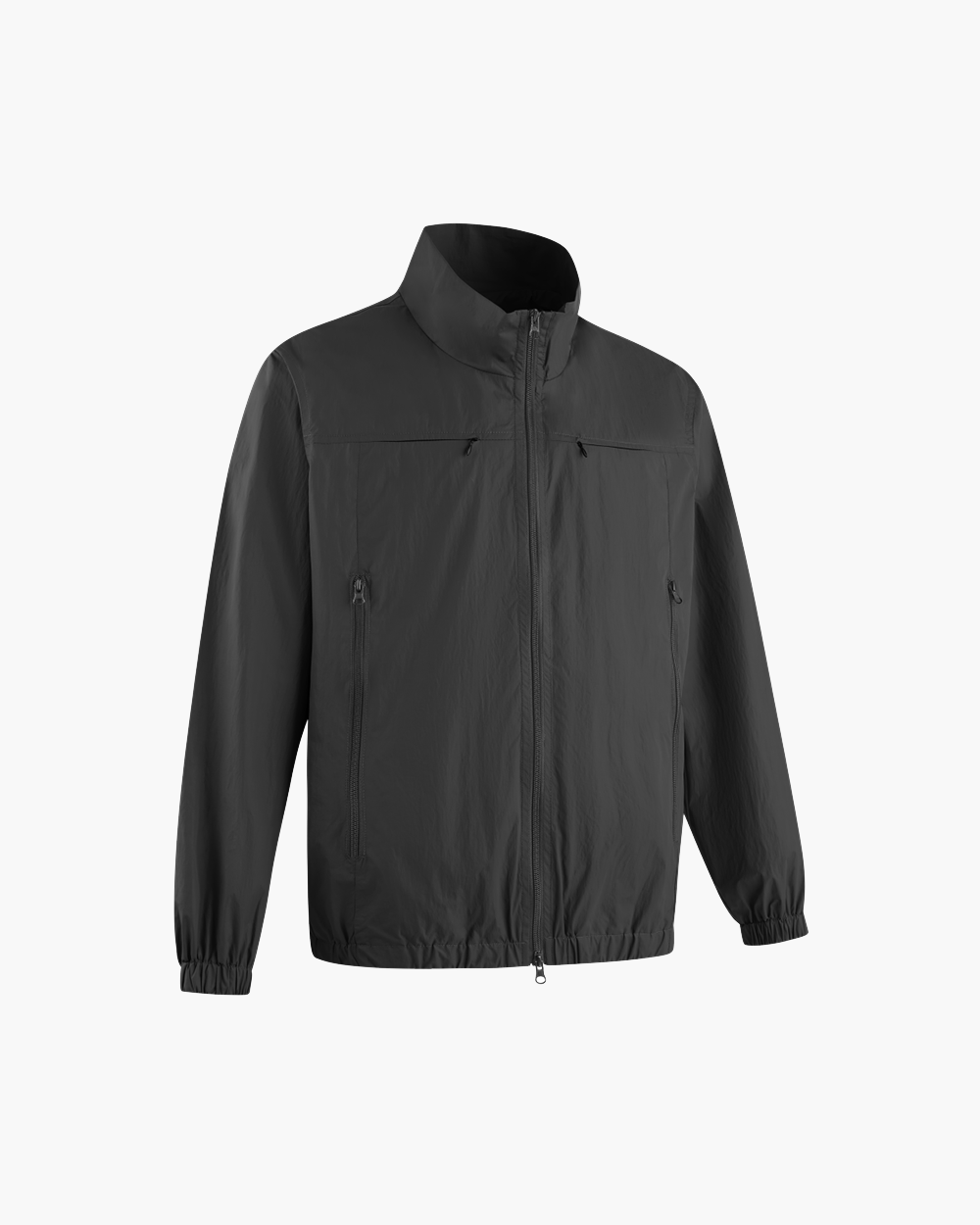 Shiny Multi-zipper Jacket
