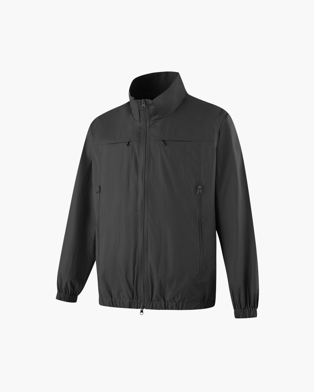 Shiny Multi-zipper Jacket