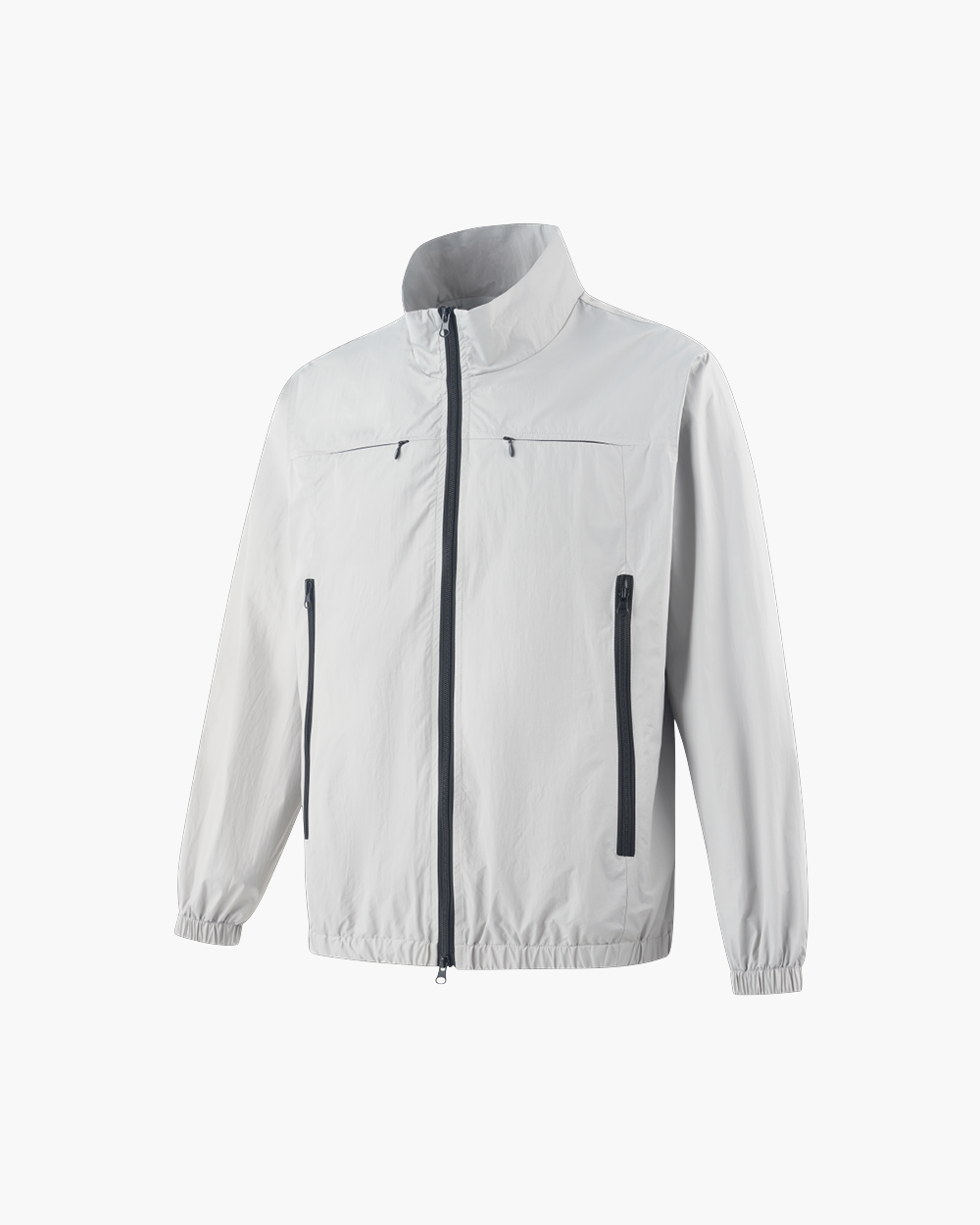 Shiny Multi-zipper Jacket