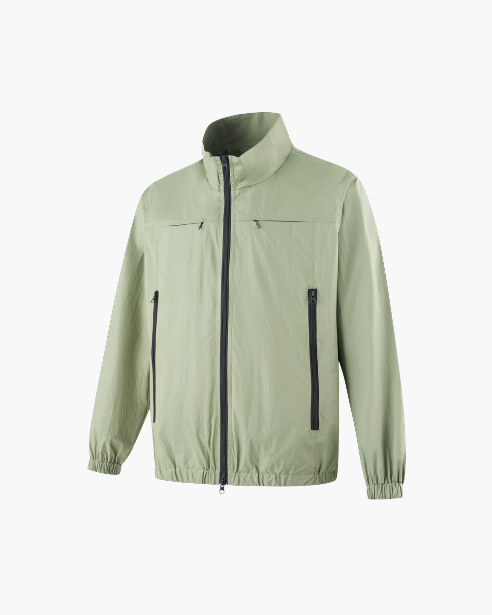 Shiny Multi-zipper Jacket