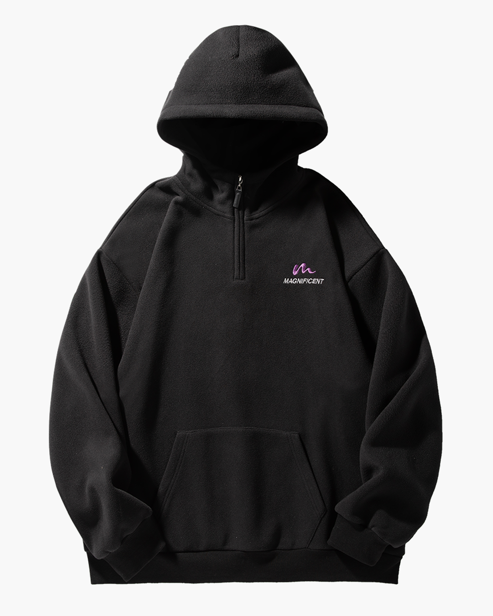 430G Quarter Zip Graphic Pullover Hoodie