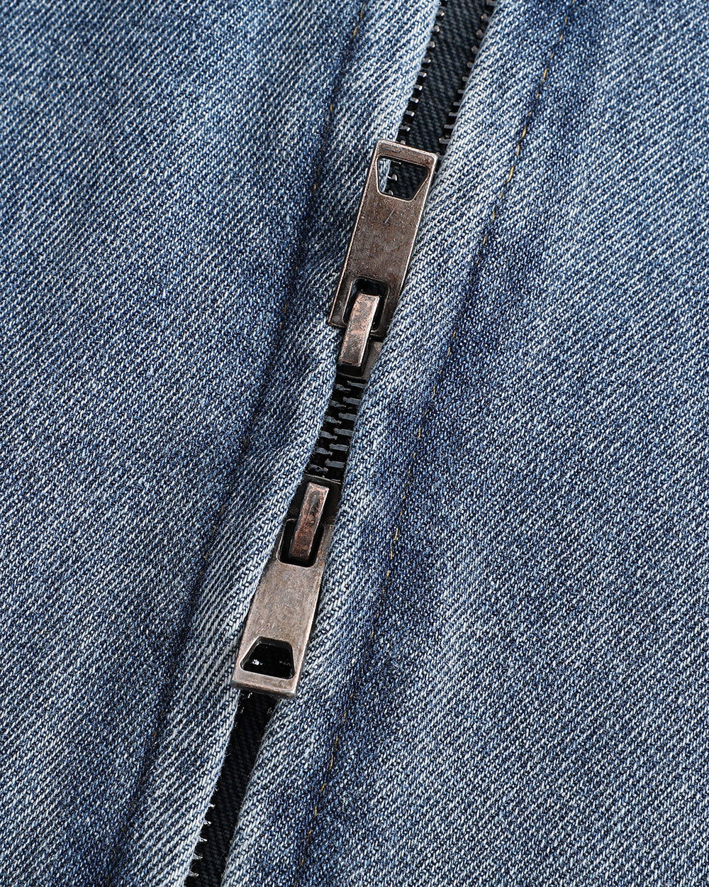 Washed Hooded Denim Jacket