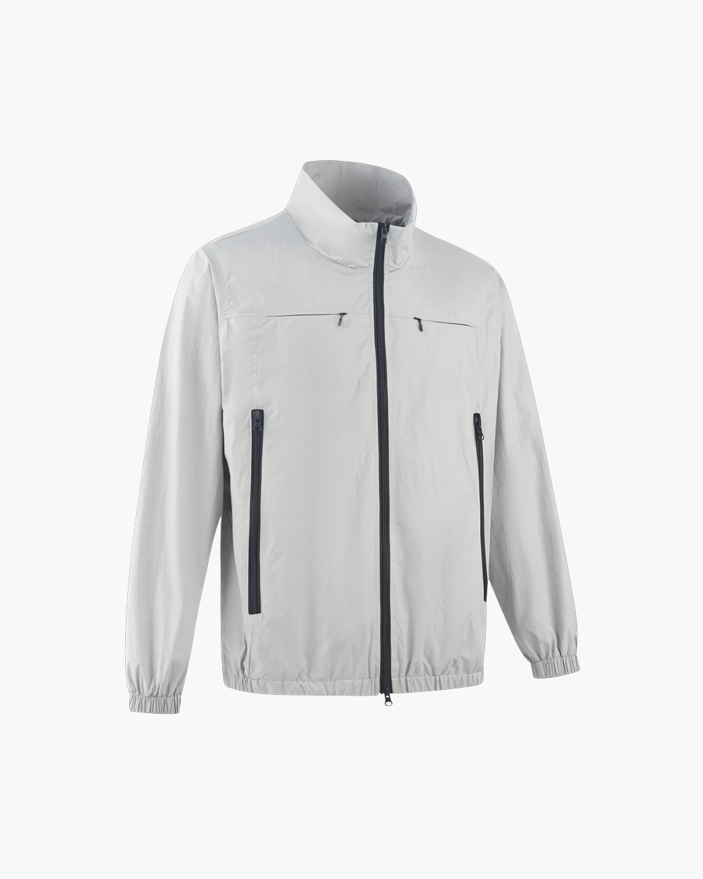 Shiny Multi-zipper Jacket